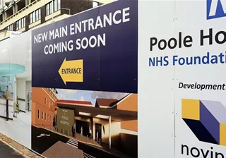 poole hostpital hoardings